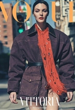 Vittoria Ceretti登<Vogue>四月刊封面畫(huà)報(bào)