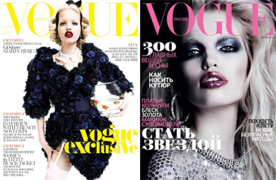 Vogue  Korea  April  2012  &  Vogue  Russia  April  2012