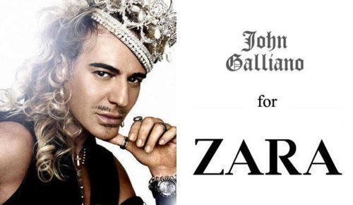 John Galliano將聯(lián)手ZARA？